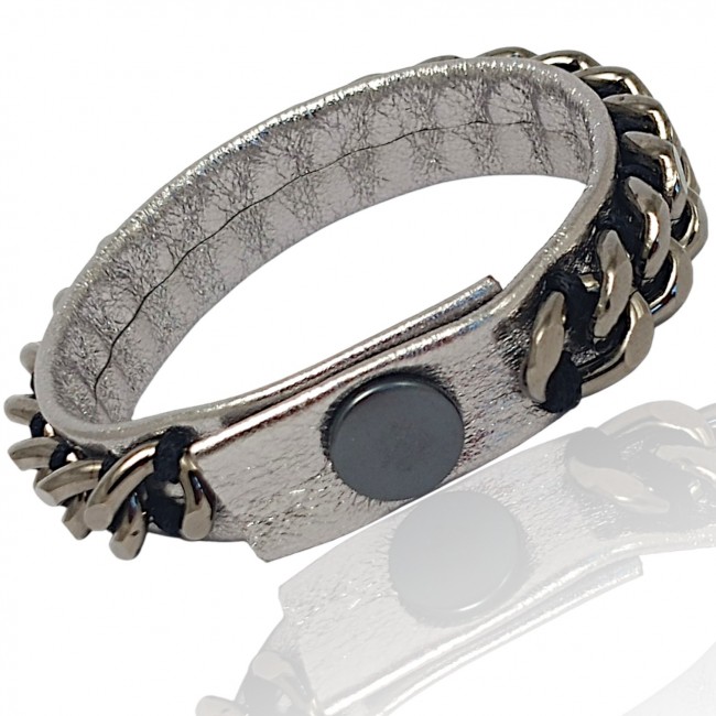 Bransoleta Chain Reaction - Silver Storm